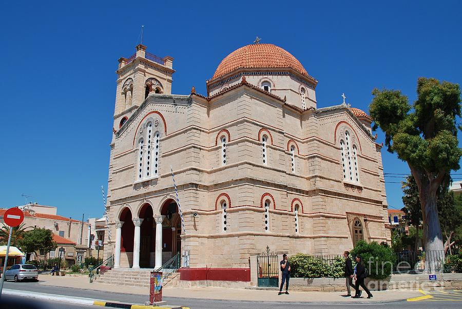 Panagitsa church on Aegina island Photograph by David Fowler