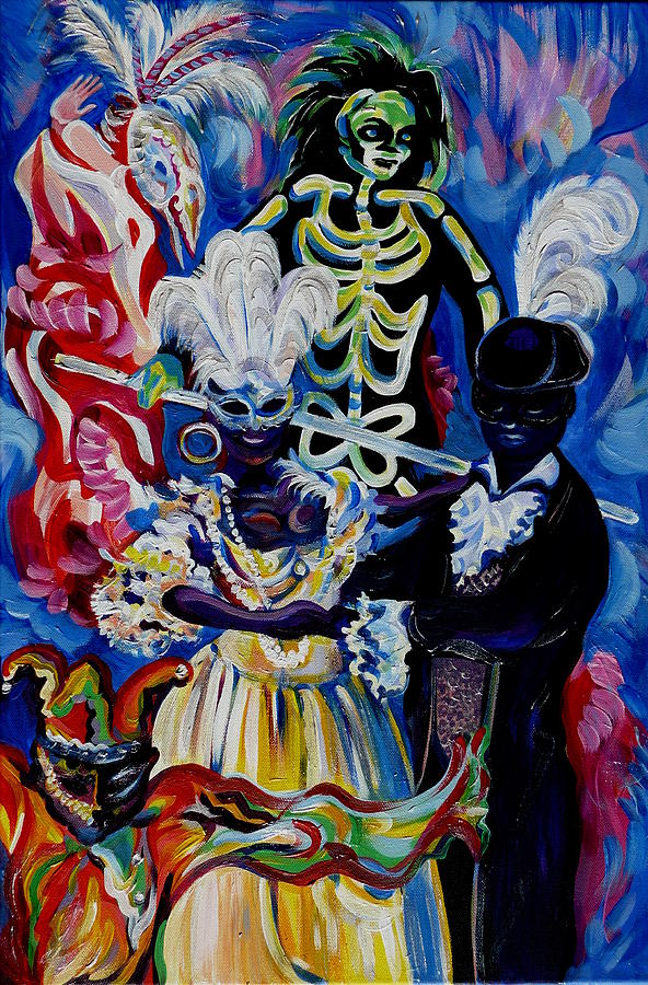Panama Carnival. The Mystery of Life Painting by Anna  Duyunova