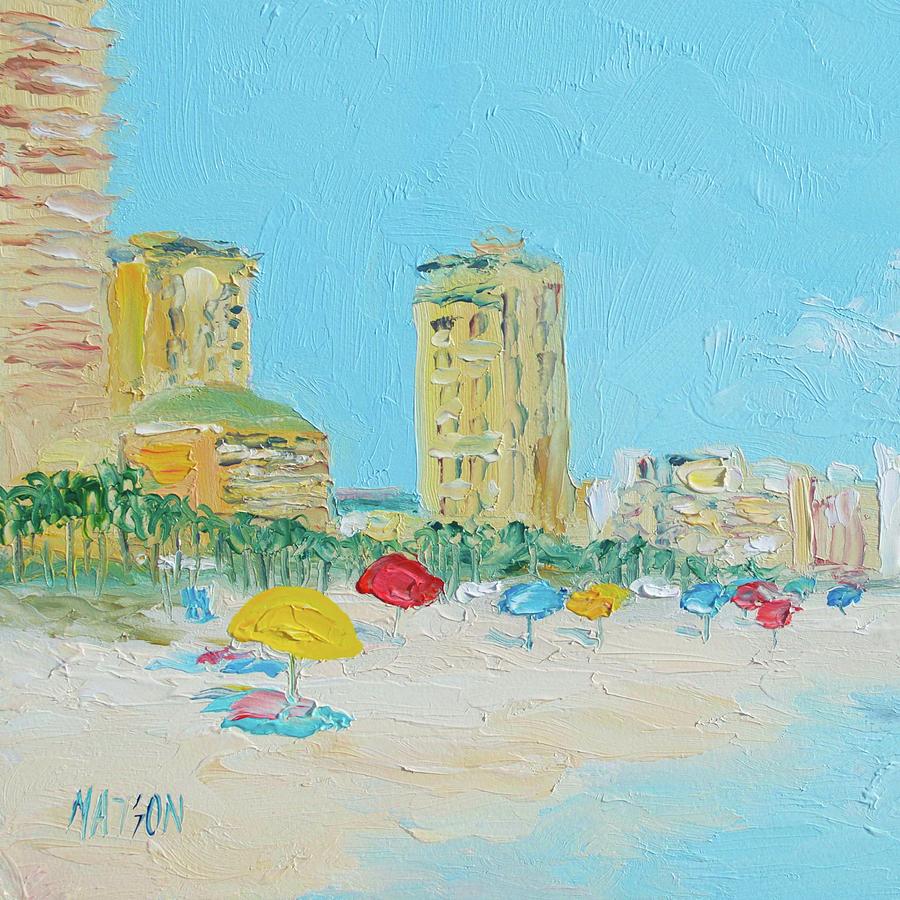 Panama City Beach Painting Painting by Jan Matson