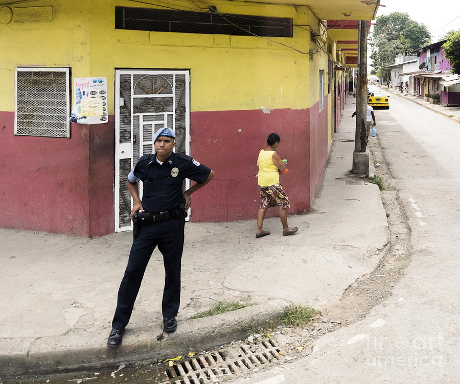 Panama City - Gun Ready Policing Photograph