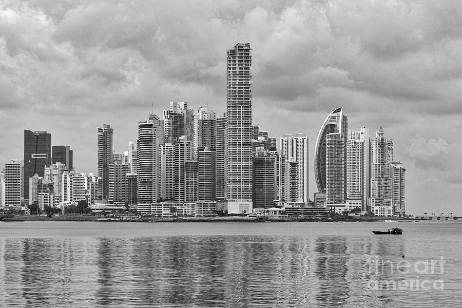 Panama Skyline Photograph by Ana V Ramirez
