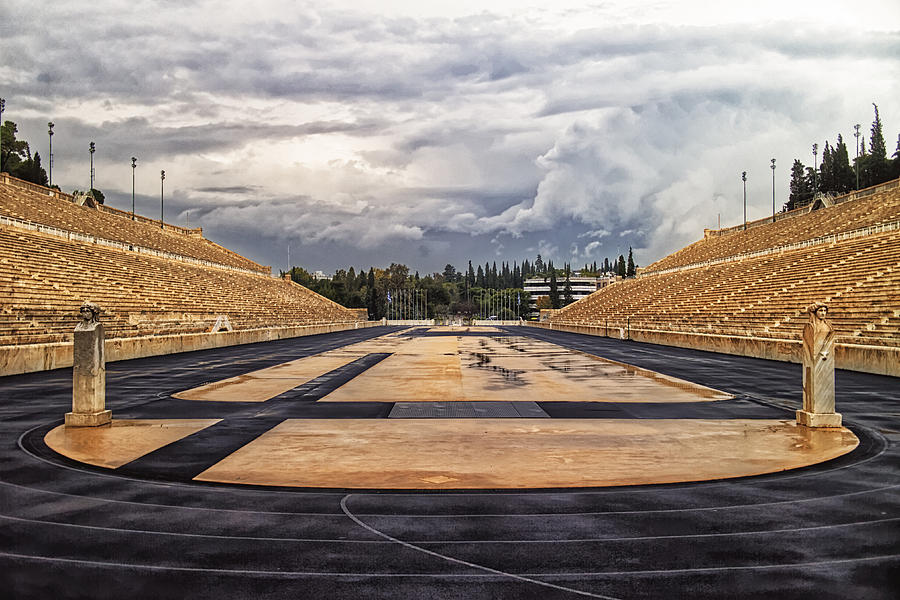 Panathenaic Stadium Photograph by Adam Rainoff