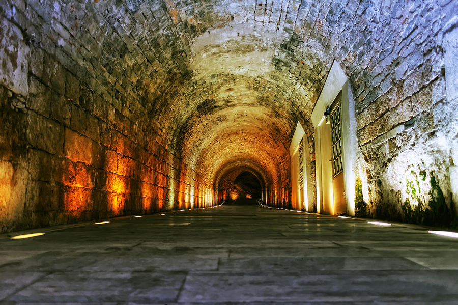 Panathenaic Stadium Athlete Tunnel Photograph by Adam Rainoff