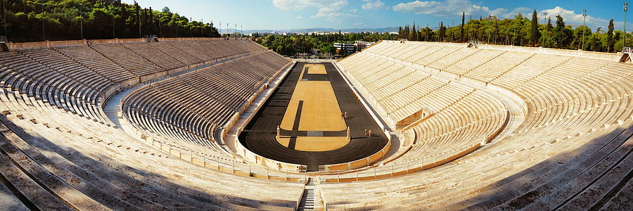 Panathenaic stadium panorama Photograph by Songquan Deng
