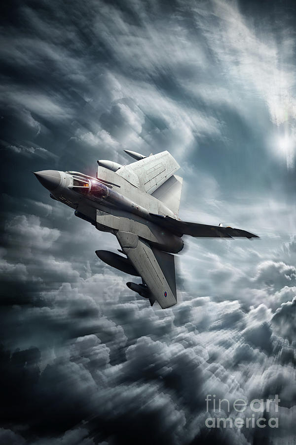 Jet Digital Art - Panavia Tornado GR4 by Airpower Art