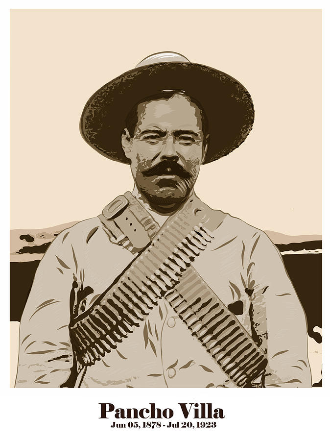 Pancho Villa Digital Art By Antonio Romero