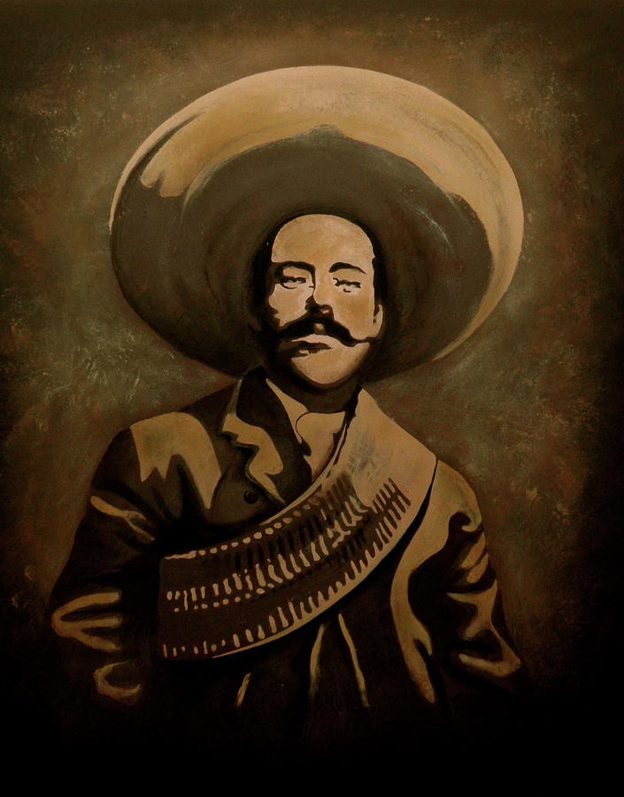 Pancho Villa Painting by Leizel Grant