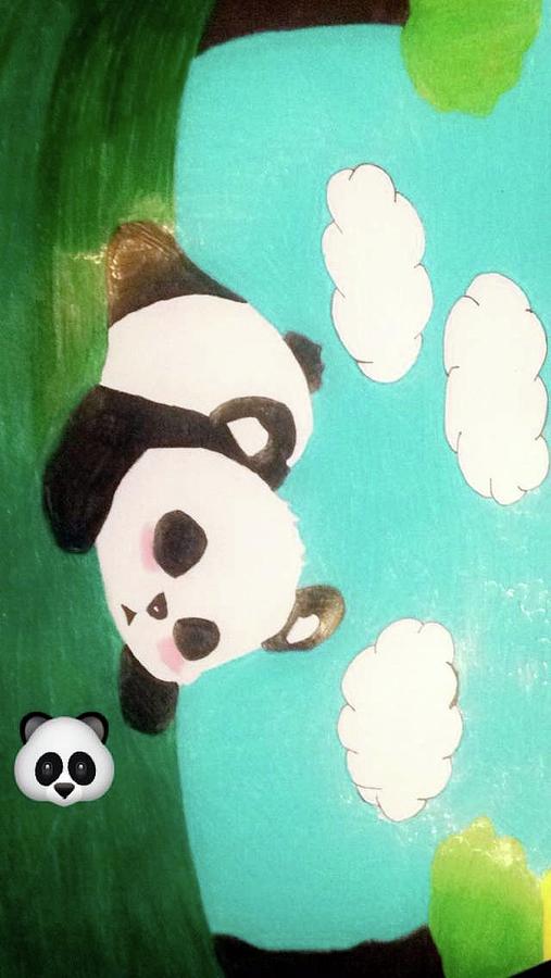 Panda Drawing by Daysy Rios