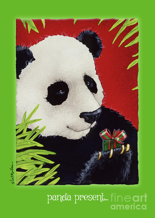 Panda Present... Painting by Will Bullas