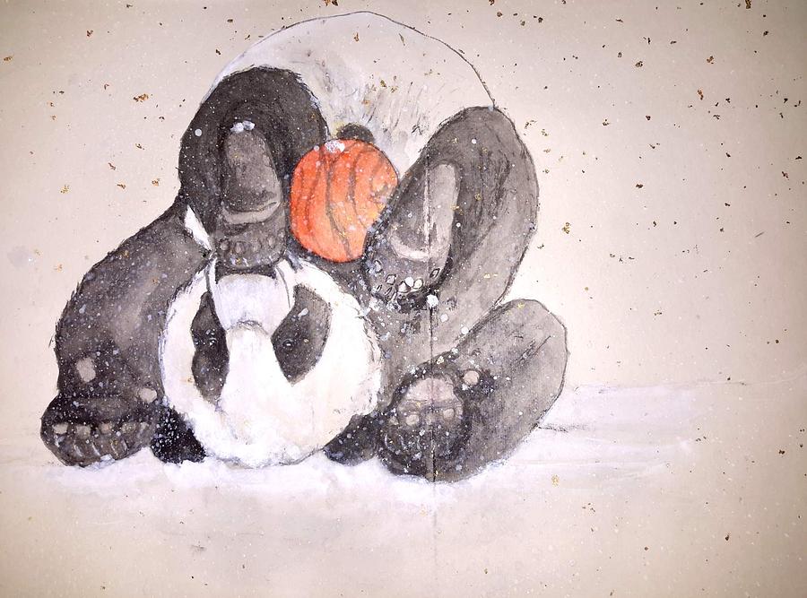 Pandamonium album Painting by Debbi Saccomanno Chan