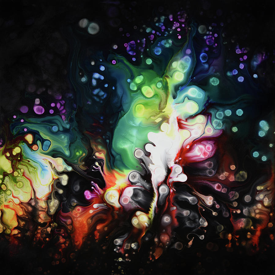 Abstract Painting - Pandimensional by Dion Kurczek Abstract Painting - Pandimensional by Dion Kurczek