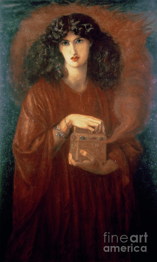 Pandora Painting by Dante Charles Gabriel Rossetti