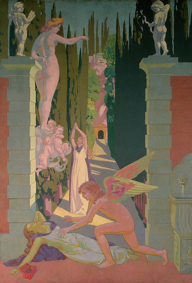 Nude Painting - Panel 4 - The Vengeance of Venus by Maurice Denis