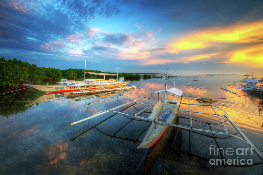 Panglao Port Sunset 9.0 Photograph by Yhun Suarez
