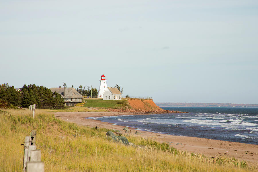 Panmure Island Lighthouse, PEI Photograph by Karen Foley