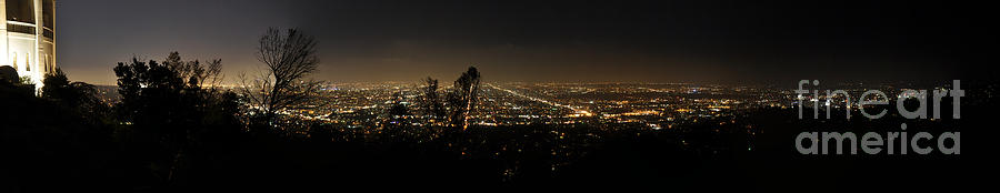 City Photograph - Pano from Griffeth Observatory  by Clayton Bruster