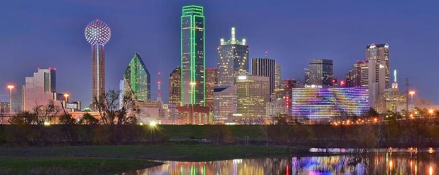 Pano of Downtown Dallas Photograph by Frozen in Time Fine Art ...