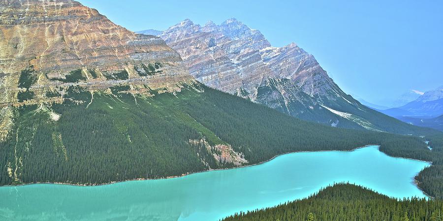 Pano of Peyto Photograph by Frozen in Time Fine Art Photography