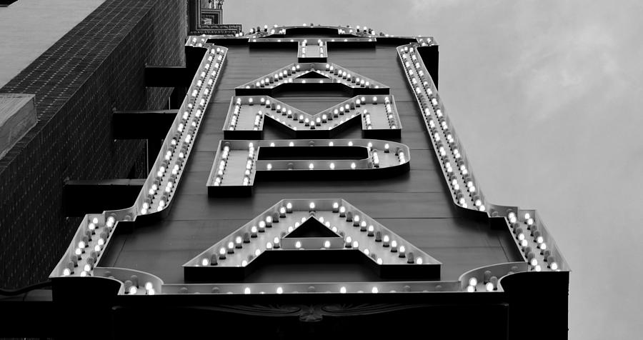 Pano Tampa Theatre sign Photograph by David Lee Thompson