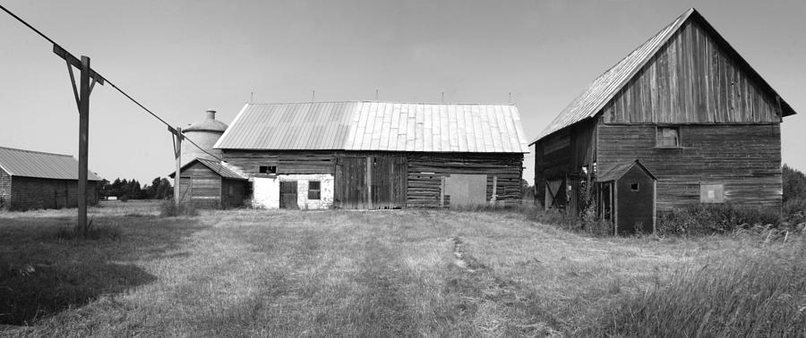 Barn Photograph - Panorama - Old Barn on 1279-HWY 57 by Stephen Mack