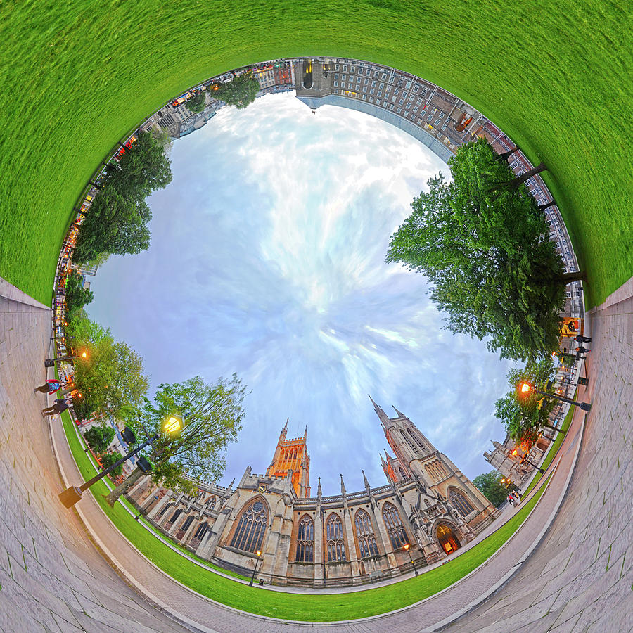 Panorama College Green Bristol Photograph by Frans Blok
