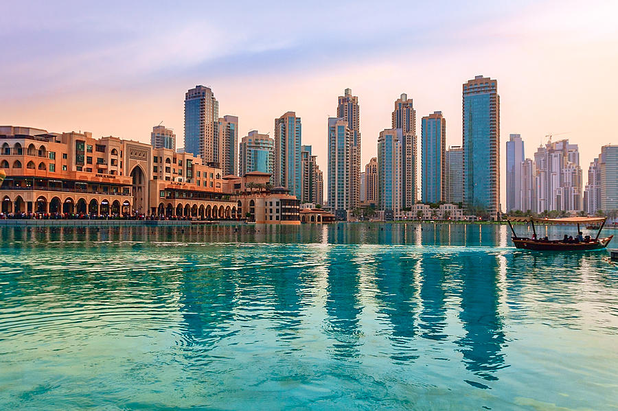 Panorama Emirates, Dubai, Uae Photograph