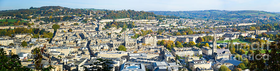 Panorama of Bath Photograph by Colin Rayner