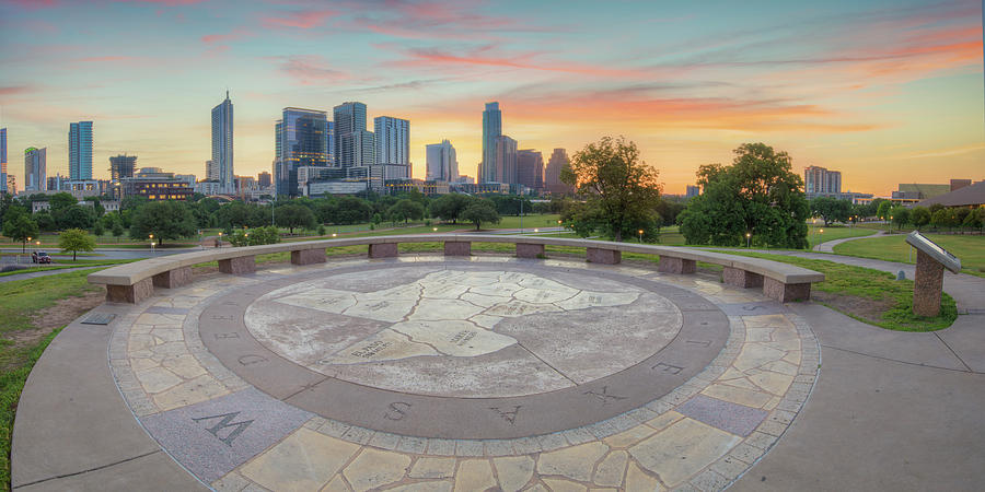 Panorama Of Downtown Austin, Texas, 3 Photograph