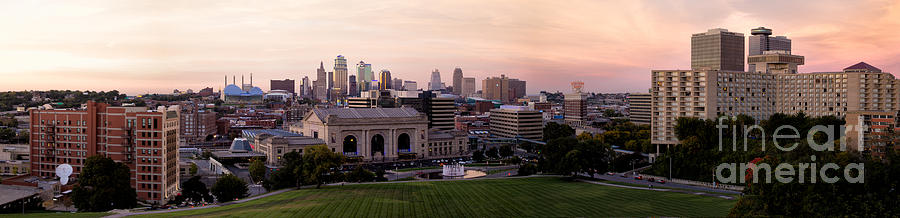 Panorama of Downtown Kansas City Photograph by Terri Morris