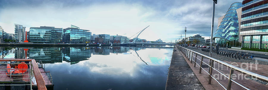 panorama of Dublin modern buildings Photograph by Ariadna De Raadt