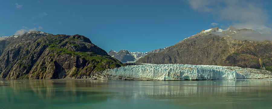 Panorama of Glacier Bay, Alaska Photograph by Brenda Jacobs