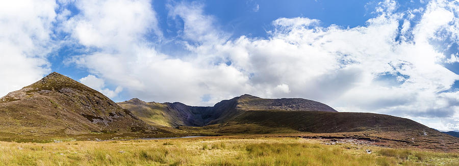 Panorama of Macgillycuddys Reeks in County Kerry Photograph by Semmick Photo