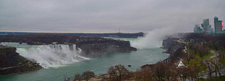 Panorama of Niagara Falls Photograph by Bill Cannon