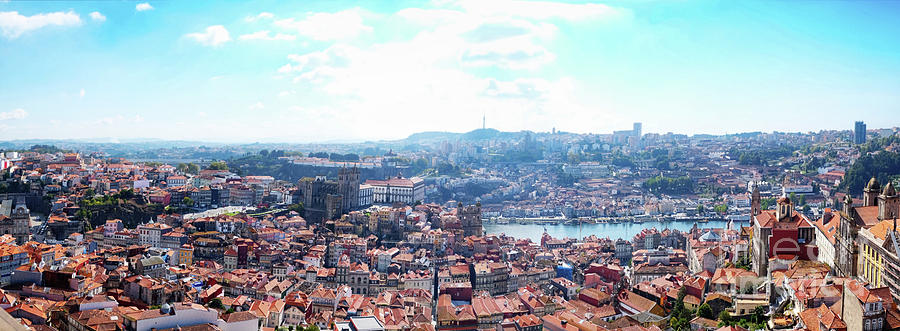 panorama of old historic part of Porto Photograph by Ariadna De Raadt