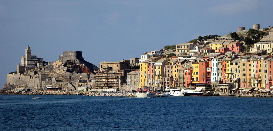 Panorama of Portovenere Photograph by Carla Parris