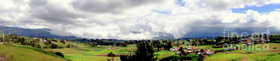 Panorama Of The Andes On The Way To Quito, Ecuador  Photograph by Al Bourassa