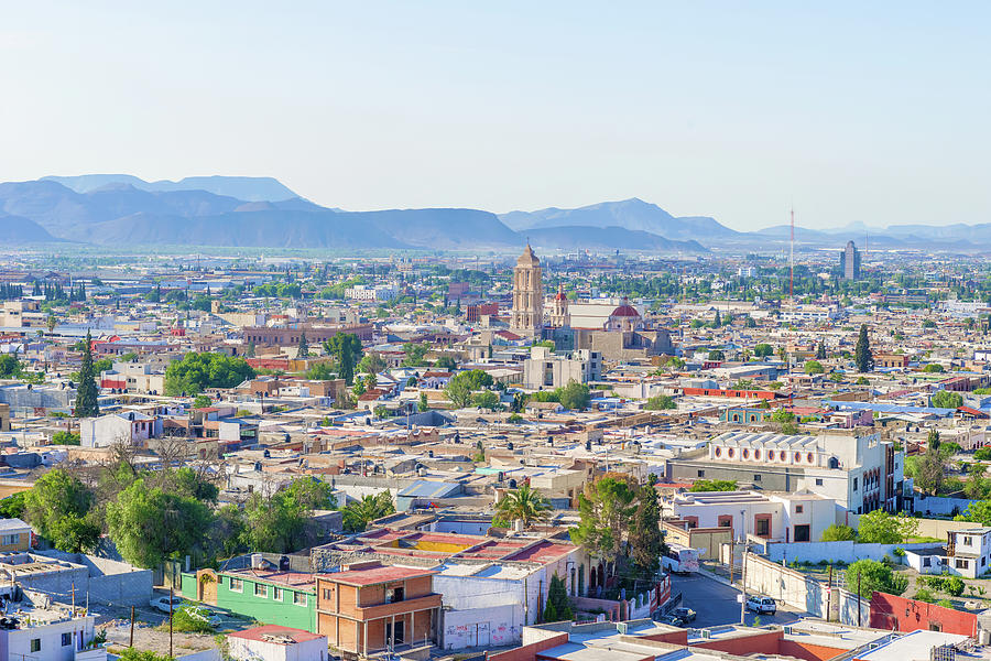 Panorama of the city of Saltillo in Mexico. Photograph by Marek Poplawski