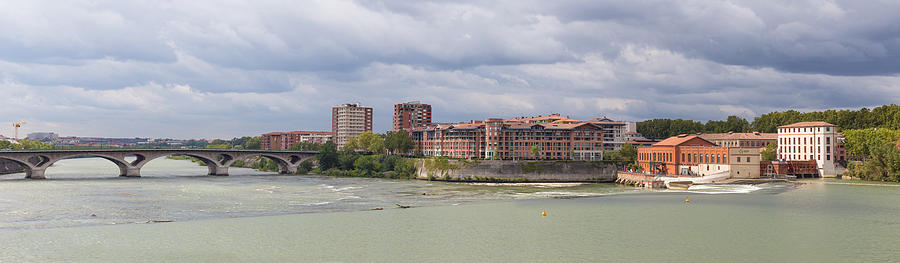 Panorama of the Hydroelectric power station in Toulouse Photograph by Semmick Photo