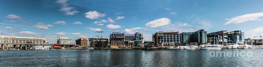 Panorama Of Washington Channel Waterfront March 2017 Photograph
