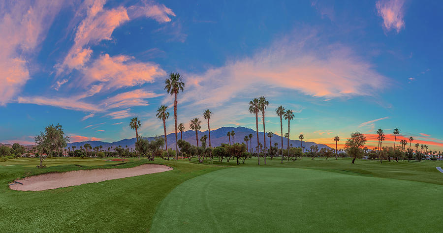 Panorama Palm Springs Golfing Photograph by Scott Campbell