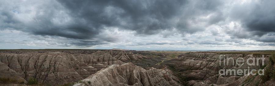 Badlands National Park Photograph - Panorama Point Badlands South Dakota by Michael Ver Sprill