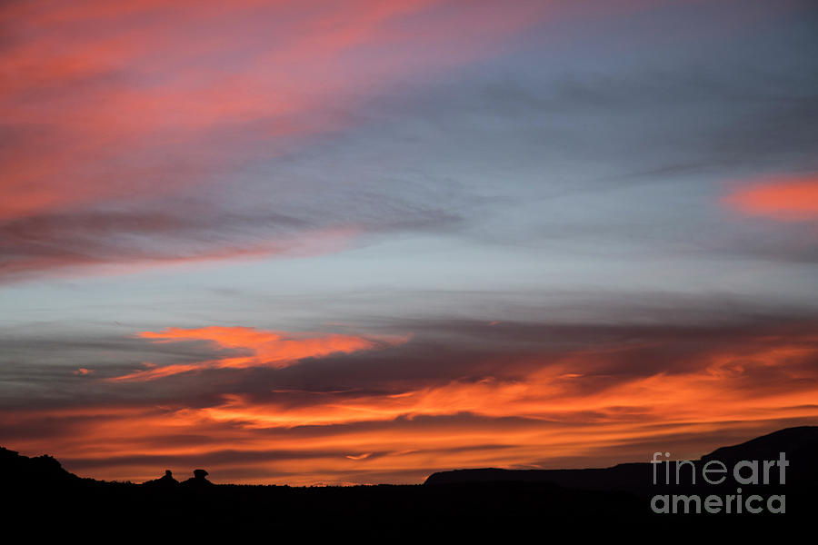 Sunset Photograph - Panorama Point view Capital Reef by Cindy Murphy - NightVisions