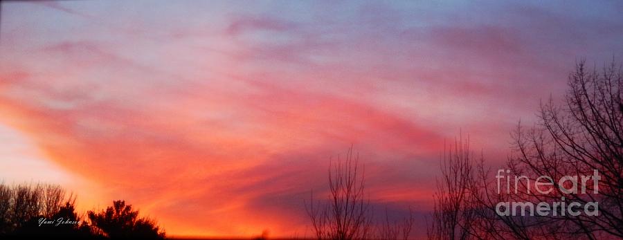 Panorama Sunset  Photograph by Yumi Johnson