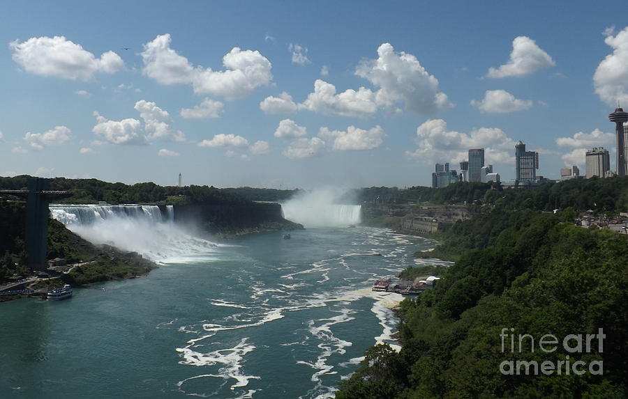 Panorama View of Niagara Falls Photograph by Lingfai Leung