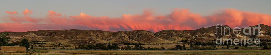Panoramic Afterglow Photograph by Robert Bales