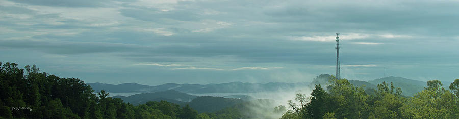 Panoramic Blue Ridge Mountains In North Carolina 2 Photograph by Ken Figurski