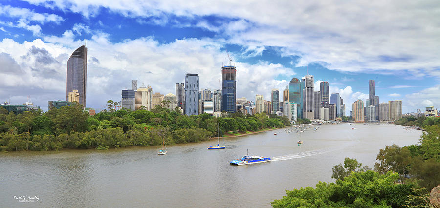 Panoramic Brisbane Photograph by Keith Hawley