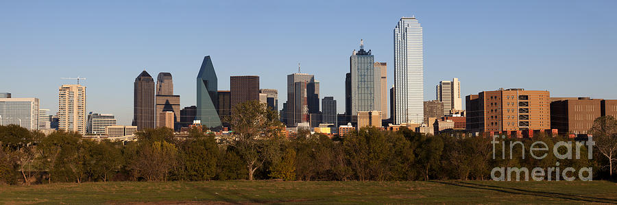 Panoramic - Dallas Texas Photograph by Anthony Totah