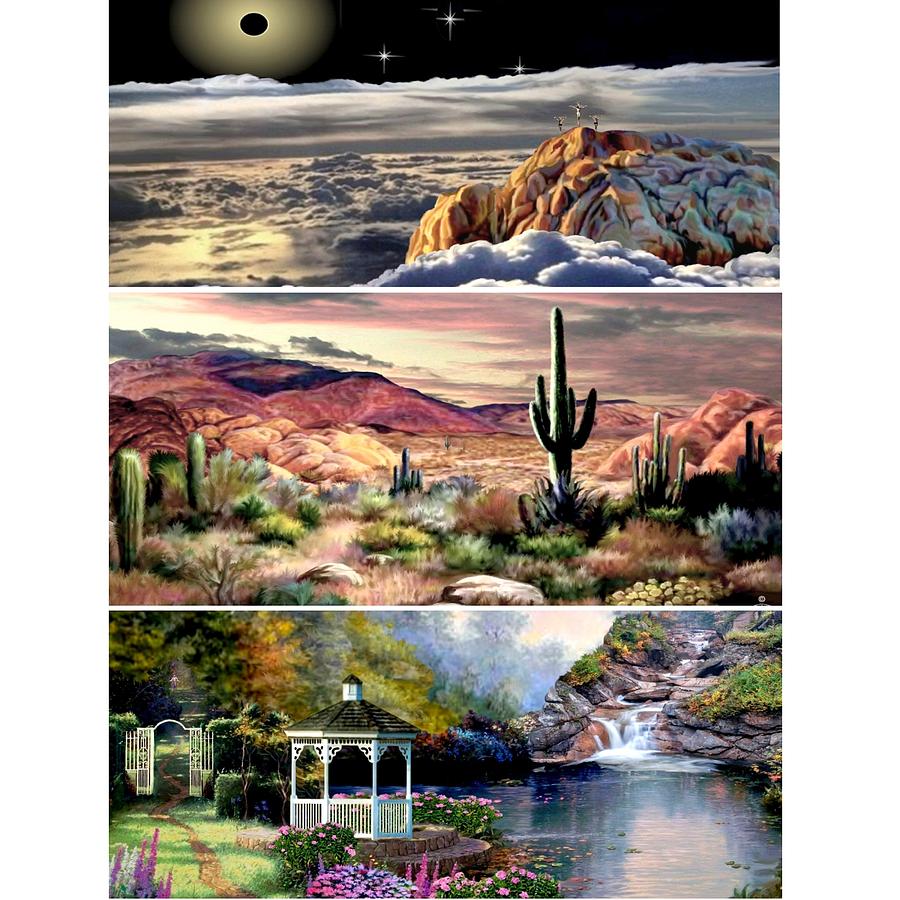 Panoramic Gallery Painting by Ron Chambers