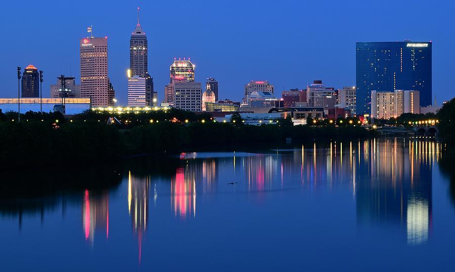 Panoramic Indianapolis Photograph by Frozen in Time Fine Art Photography